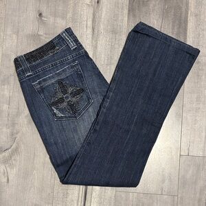 Miss Me Dark Blue Boot Cut Jeans